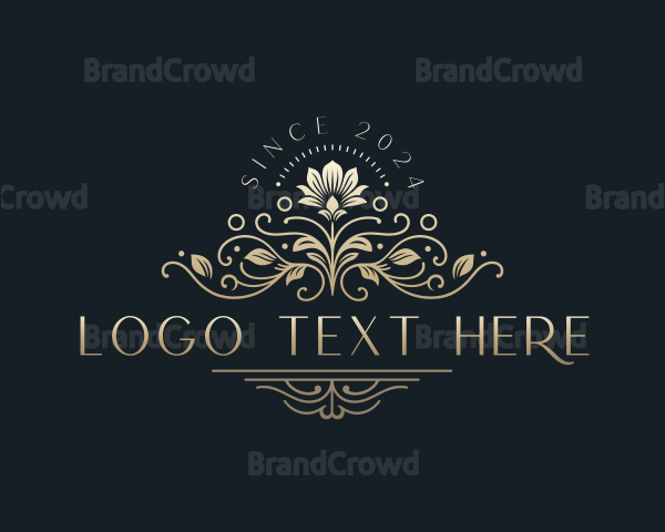 Luxury Floral Boutique Logo