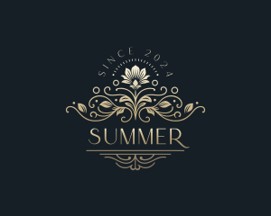 Luxury Floral Boutique Logo