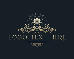 Luxury Floral Boutique Logo