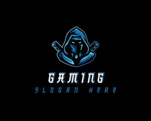 Hunter - Assassin Ninja Gaming logo design