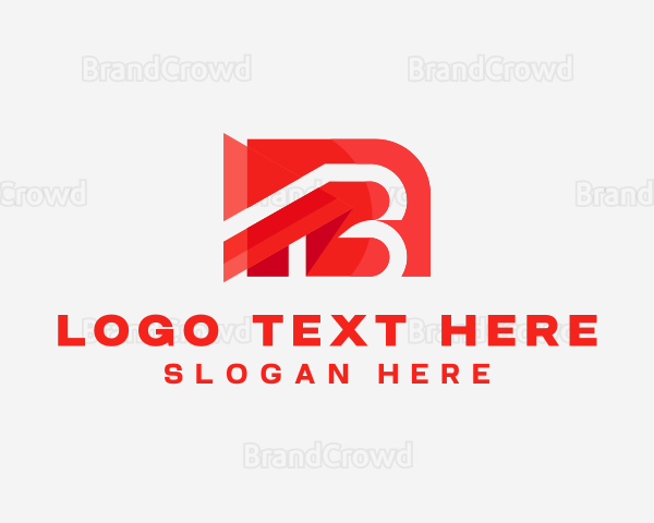 Multimedia Advertising Letter B Logo