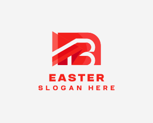 Production - Multimedia Advertising Letter B logo design