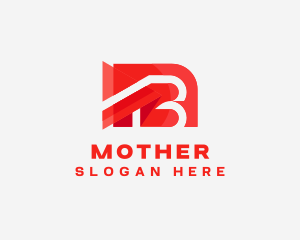 Developer - Multimedia Advertising Letter B logo design