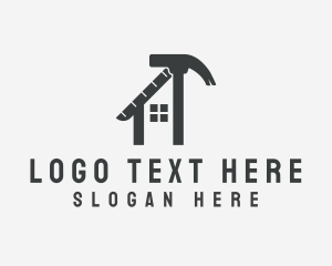 Remodeling - Carpentry Hammer Handyman logo design