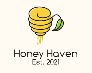 Honey Beehive Teahouse logo design