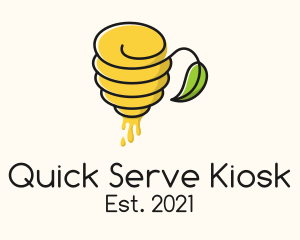 Kiosk - Honey Beehive Teahouse logo design