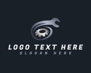 Gear - Wrench Cog Industrial logo design