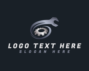 Industrial - Wrench Cog Industrial logo design