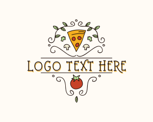 Mushroom - Gourmet Pizza Restaurant logo design