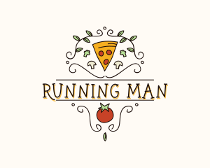 Gourmet Pizza Restaurant Logo