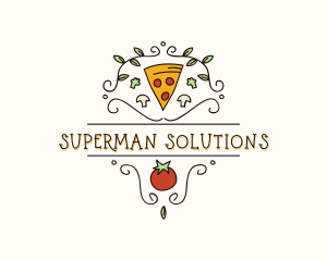 Gourmet Pizza Restaurant Logo