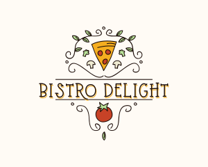 Gourmet Pizza Restaurant logo design