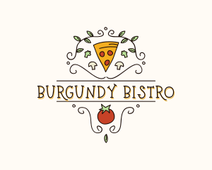 Gourmet Pizza Restaurant logo design