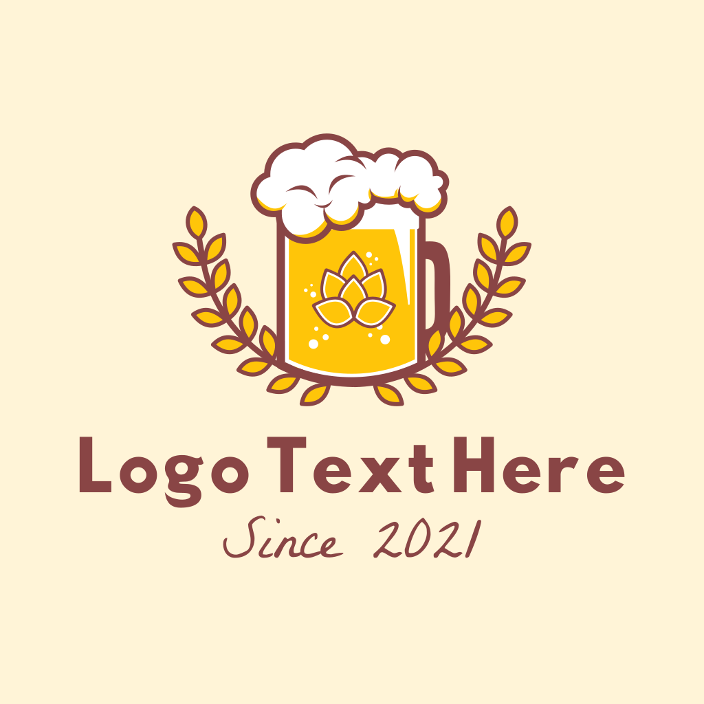 Wheat Beer Froth Logo | BrandCrowd Logo Maker