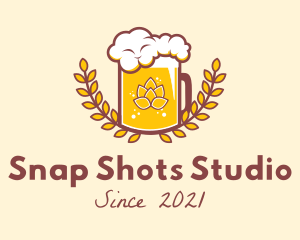 Craft Beer - Wheat Beer Froth logo design