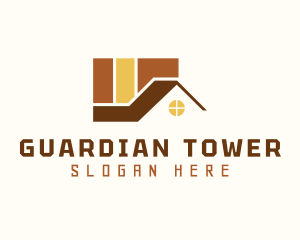 Home Apartment Tower logo design