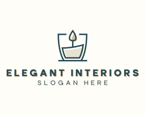 Wellness Candle Spa logo design