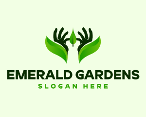 Hand Leaf Medicine logo design