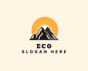 Mountain Climbing - Nature Mountain Camp logo design