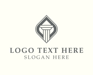 Legal - Pillar Finance Business logo design