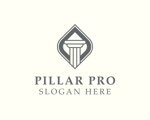 Pillar Finance Business logo design