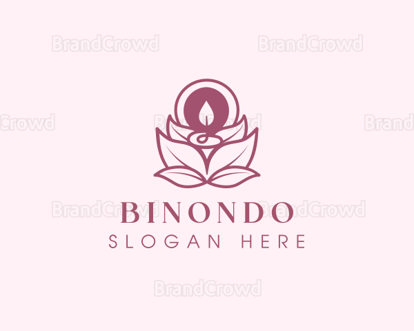 Leaf Massage Candle Logo