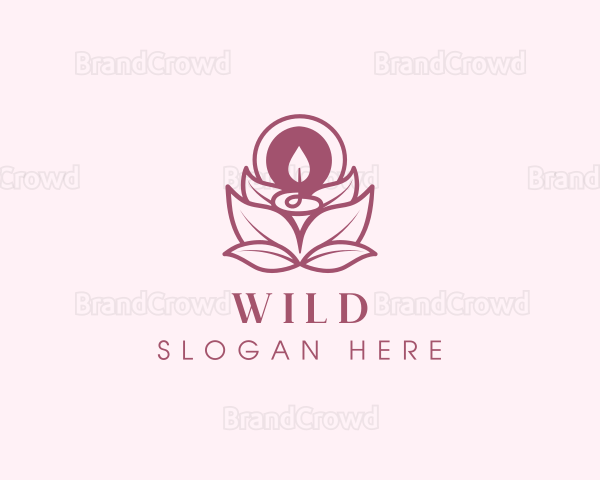 Leaf Massage Candle Logo