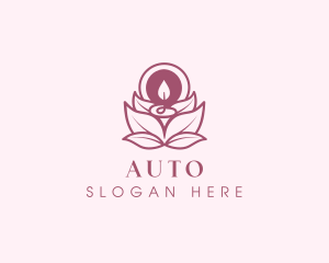 Leaf Massage Candle Logo
