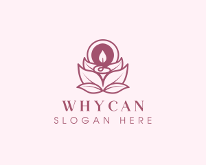 Vigil - Leaf Massage Candle logo design