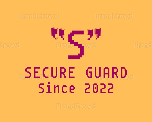Pixelated Cyber Gaming Logo