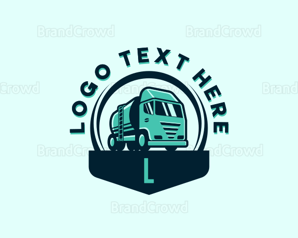 Construction Freight Truck Logo