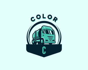 Contractor - Construction Freight Truck logo design