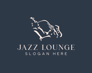 Jazz - Jazz Saxophone Musician logo design