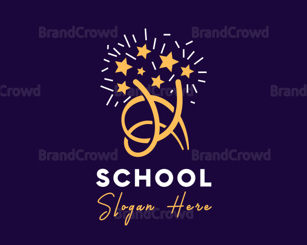 Star Firework Sparkle Logo