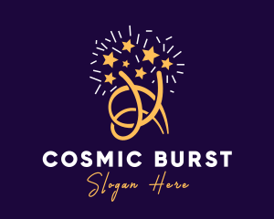 Star Firework Sparkle logo design