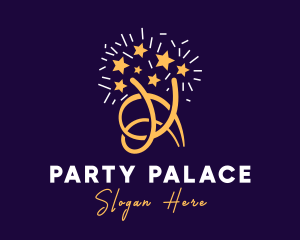 Star Firework Sparkle logo design