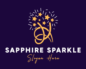 Star Firework Sparkle logo design