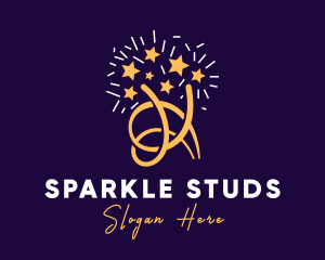 Star Firework Sparkle logo design