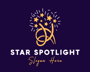 Star Firework Sparkle logo design