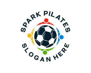 Atletic - Soccer Ball Team logo design