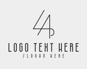 Letter La - Elegant Modern Business logo design