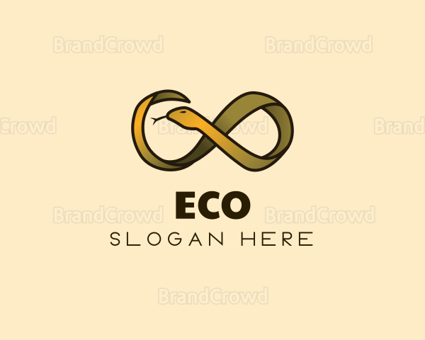 Snake Serpent Infinity Loop Logo