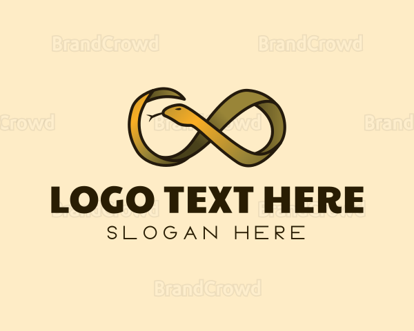 Snake Serpent Infinity Loop Logo