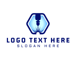 Cutting - Laser Engraving Equipment logo design