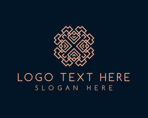 Sewing - Fabric Textile Pattern logo design
