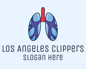 Respiratory Lung Organ Logo