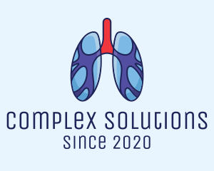 Complication - Respiratory Lung Organ logo design