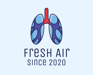 Lungs - Respiratory Lung Organ logo design