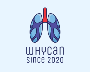 Respiratory System - Respiratory Lung Organ logo design