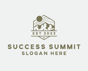 Mountain Summit Adventure logo design